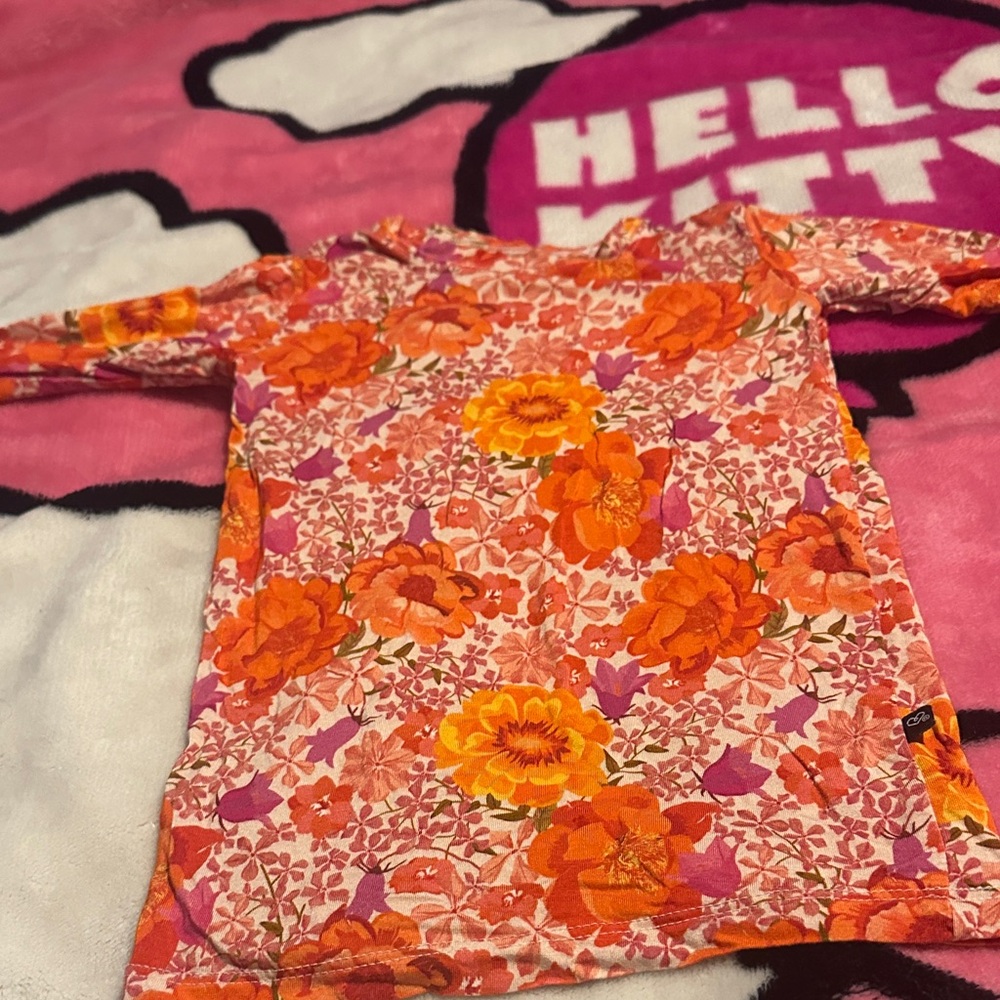 Floral Long-Sleeve Jumpsuit - Picture 2 of 4
